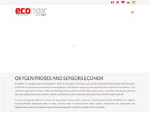 Tablet Screenshot of econox.ch